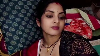 Indian beautiful girl make sex relation with her servant behind husband in midnight